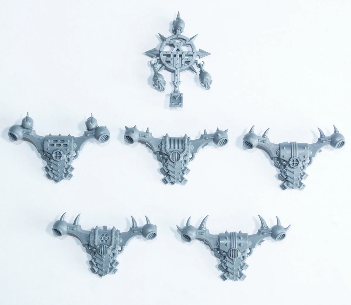 Warhammer 40K Chaos Space Marines Khorne Berzerkers Backpacks x 5 A Bits Bitz
