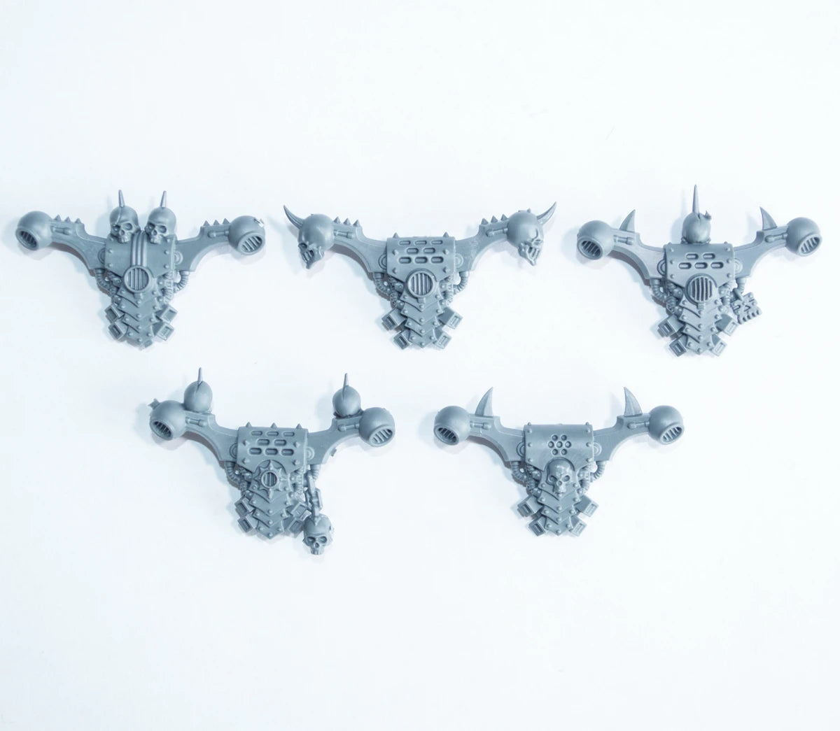 Warhammer 40K Chaos Space Marines Khorne Berzerkers Backpacks x 5 B Bits Bitz