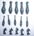 Warhammer 40K Aeldari Wraithguard Heads x 5 Bits Bitz