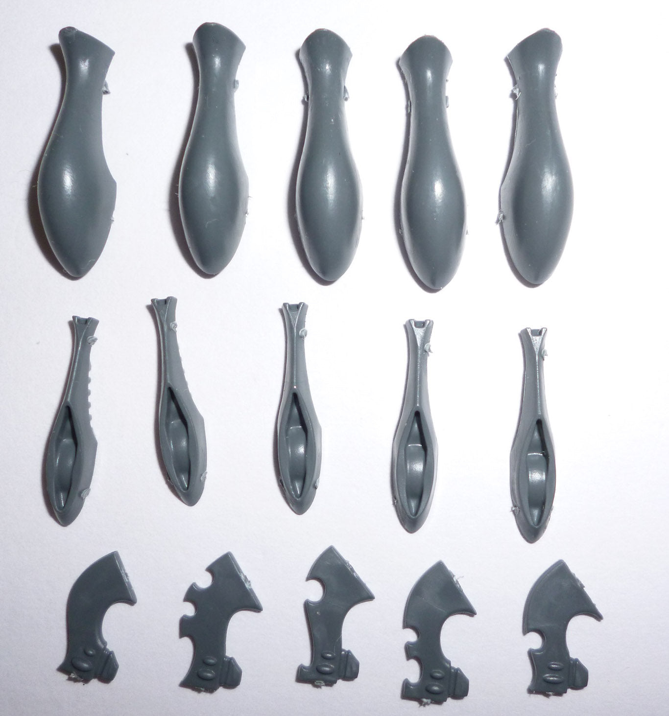 Aeldari Wraithguard Heads x 5 - Warhammer - Conversion Part