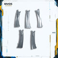 Warhammer 40K Aeldari Wraithguard Tabbards x 5 - Bits (Bitz)