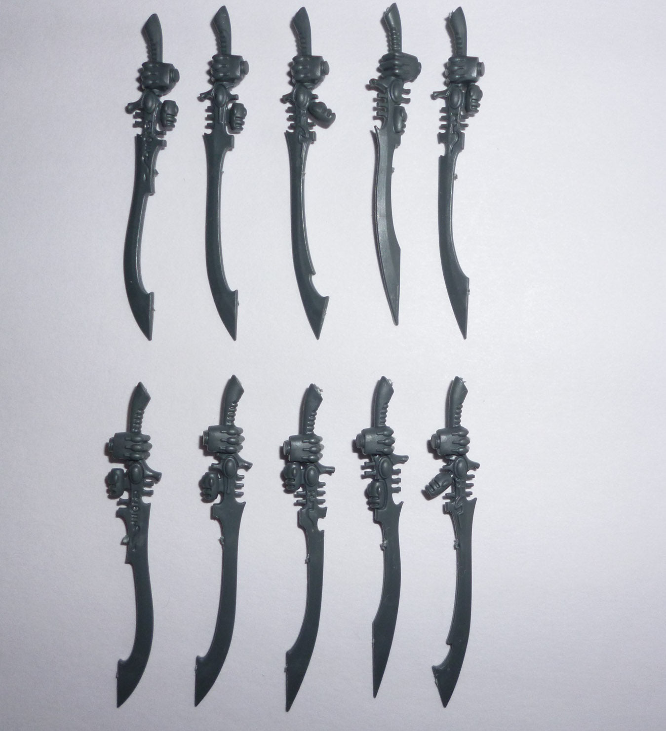 Aeldari Wraithguard Ghostswords x 10 - Warhammer - Authentic Sprue