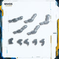 Warhammer 40K Aeldari Wraithguard Left Arms x 5 - Bits (Bitz)