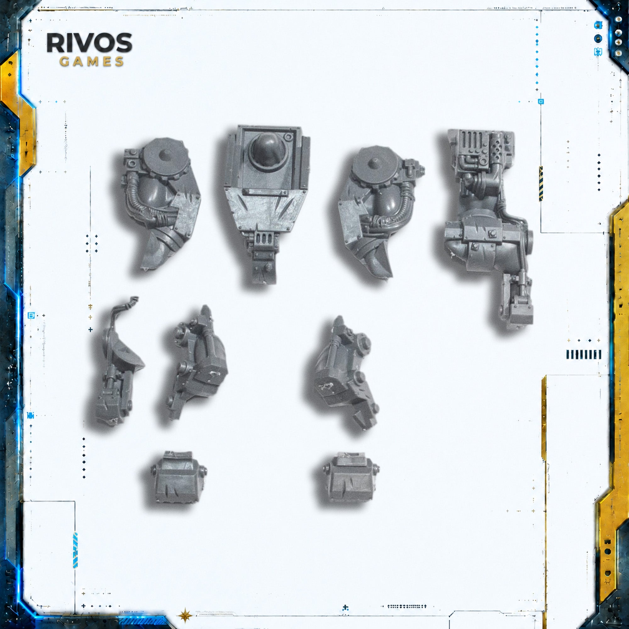 Warhammer 40K Orks Ork Meganobz Legs and Torso A - Bits (Bitz)