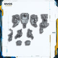 Warhammer 40K Orks Ork Meganobz Legs and Torso C - Bits (Bitz)