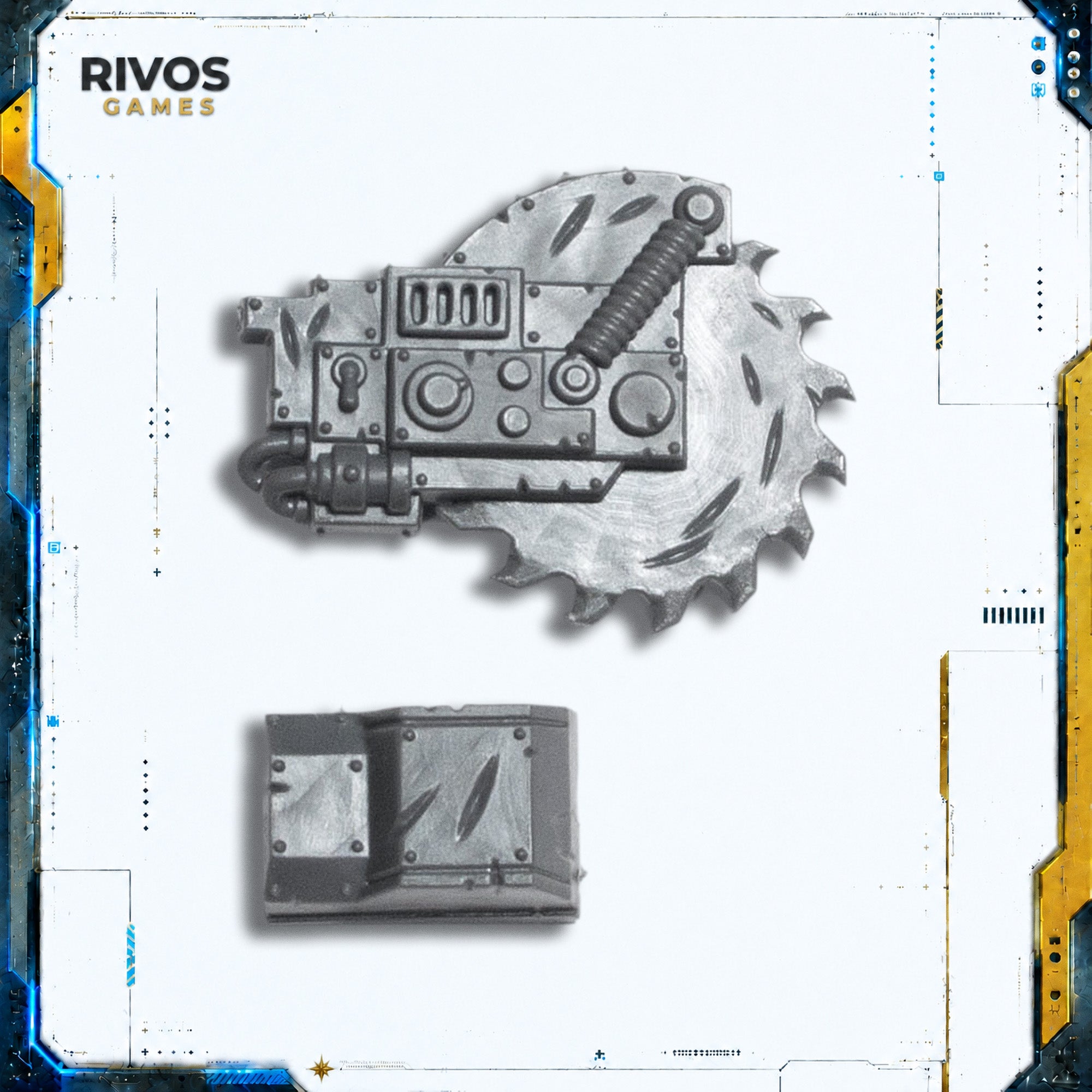 Warhammer 40K Orks Ork Meganobz Killsaw A - Bits (Bitz)