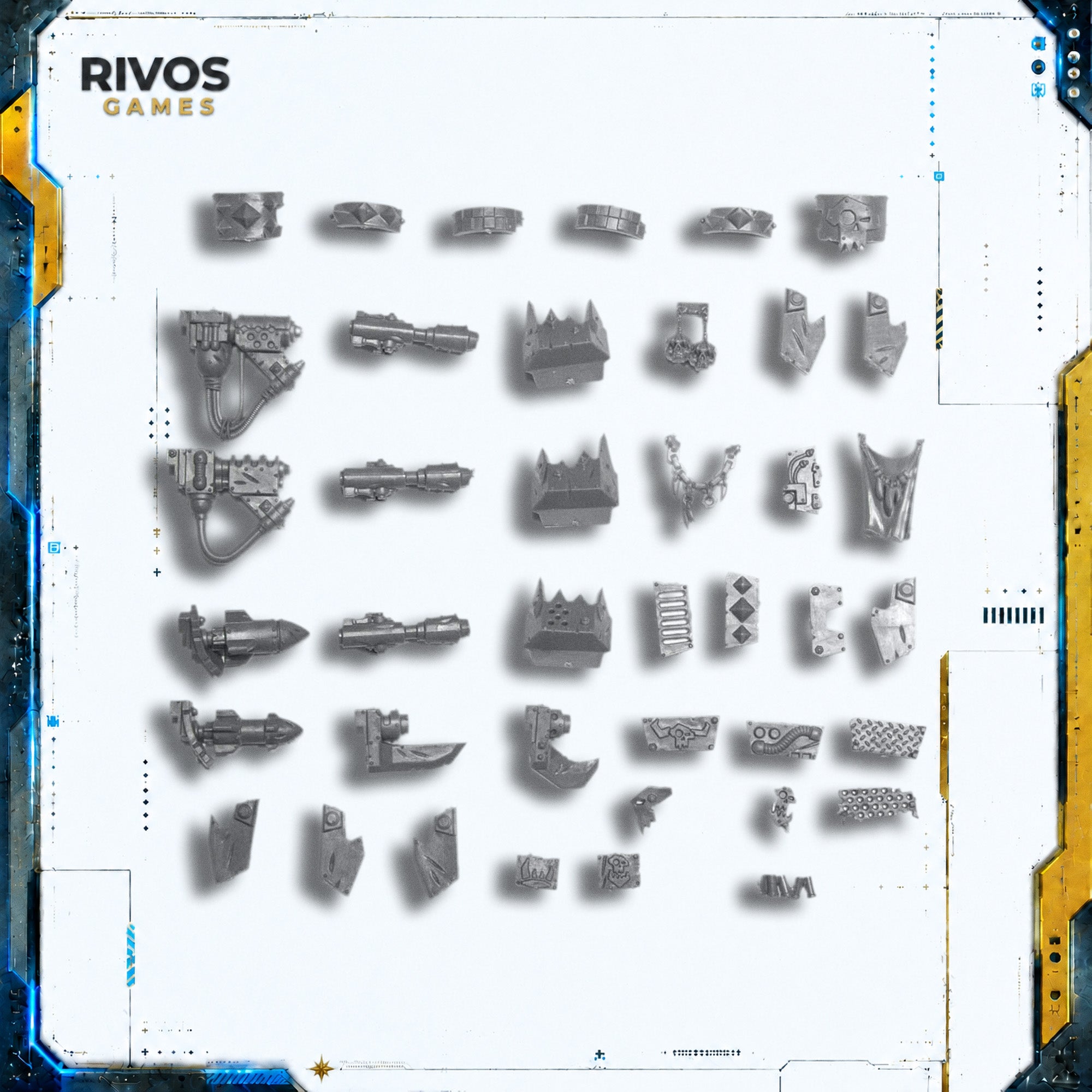 Warhammer 40K Orks Ork Meganobz Accessories - Bits (Bitz)