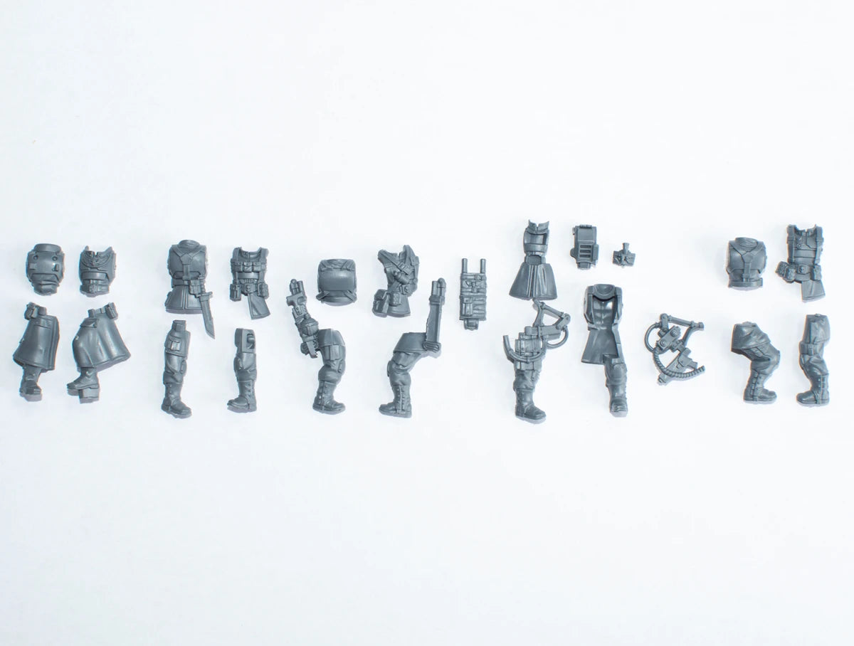 Warhammer 40K Astra Militarum Cadian Command Squad Legs and Torso x 5 Bits Bitz