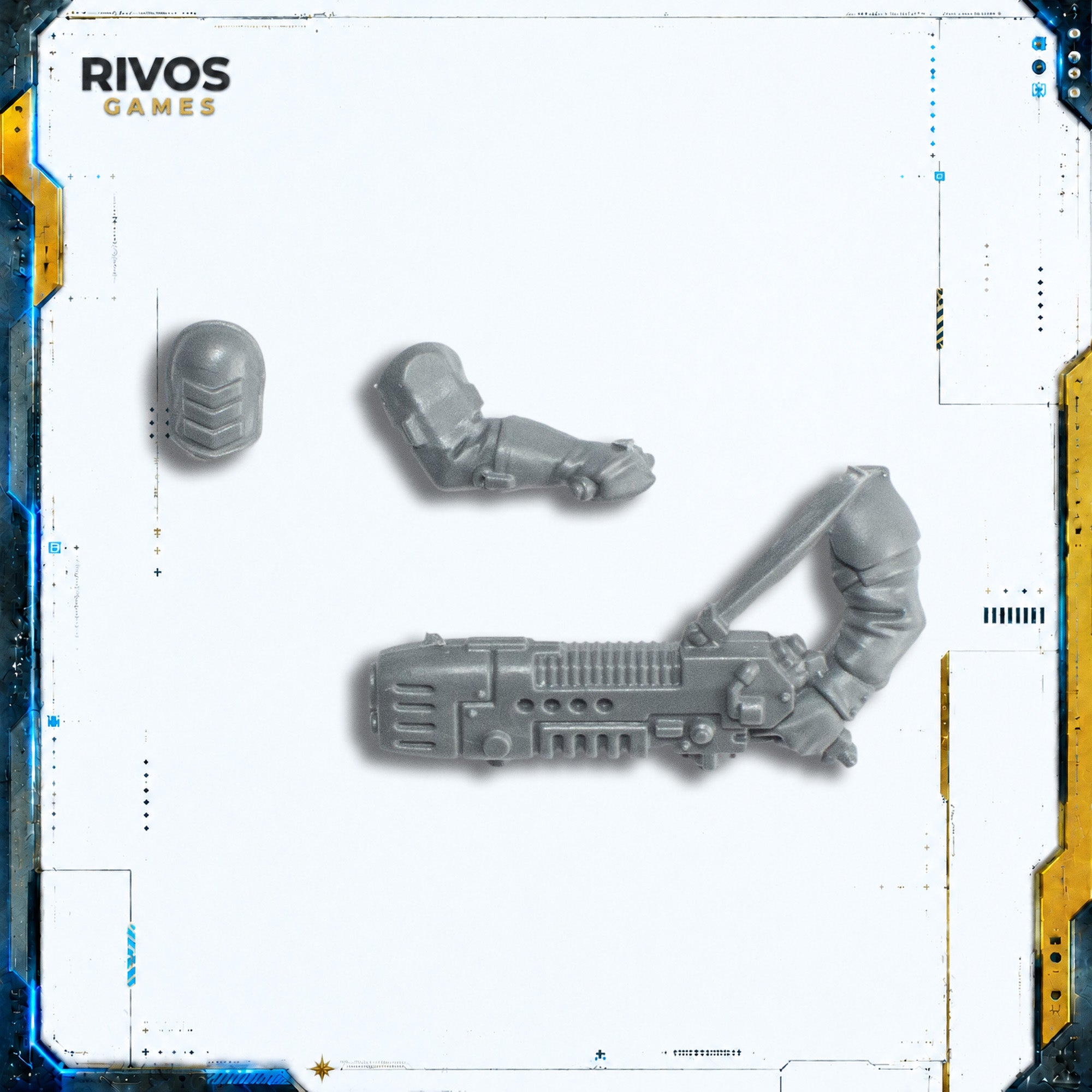 Warhammer 40K Astra Militarum Cadian Command Squad Plasma Gun A - Bits (Bitz)