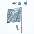 Warhammer 40K Astra Militarum Cadian Command Squad Regimental Standard Bits Bitz