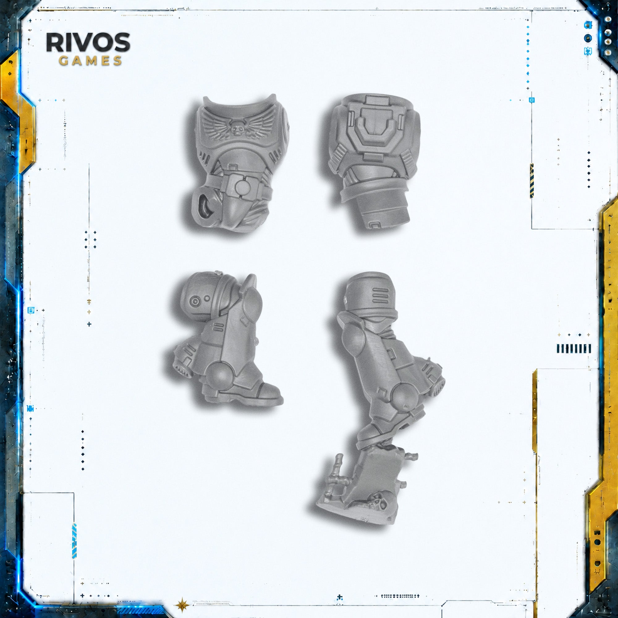 Warhammer 40K Space Marines Jump Pack Intercessors Legs and Torso A - Bits (Bitz)
