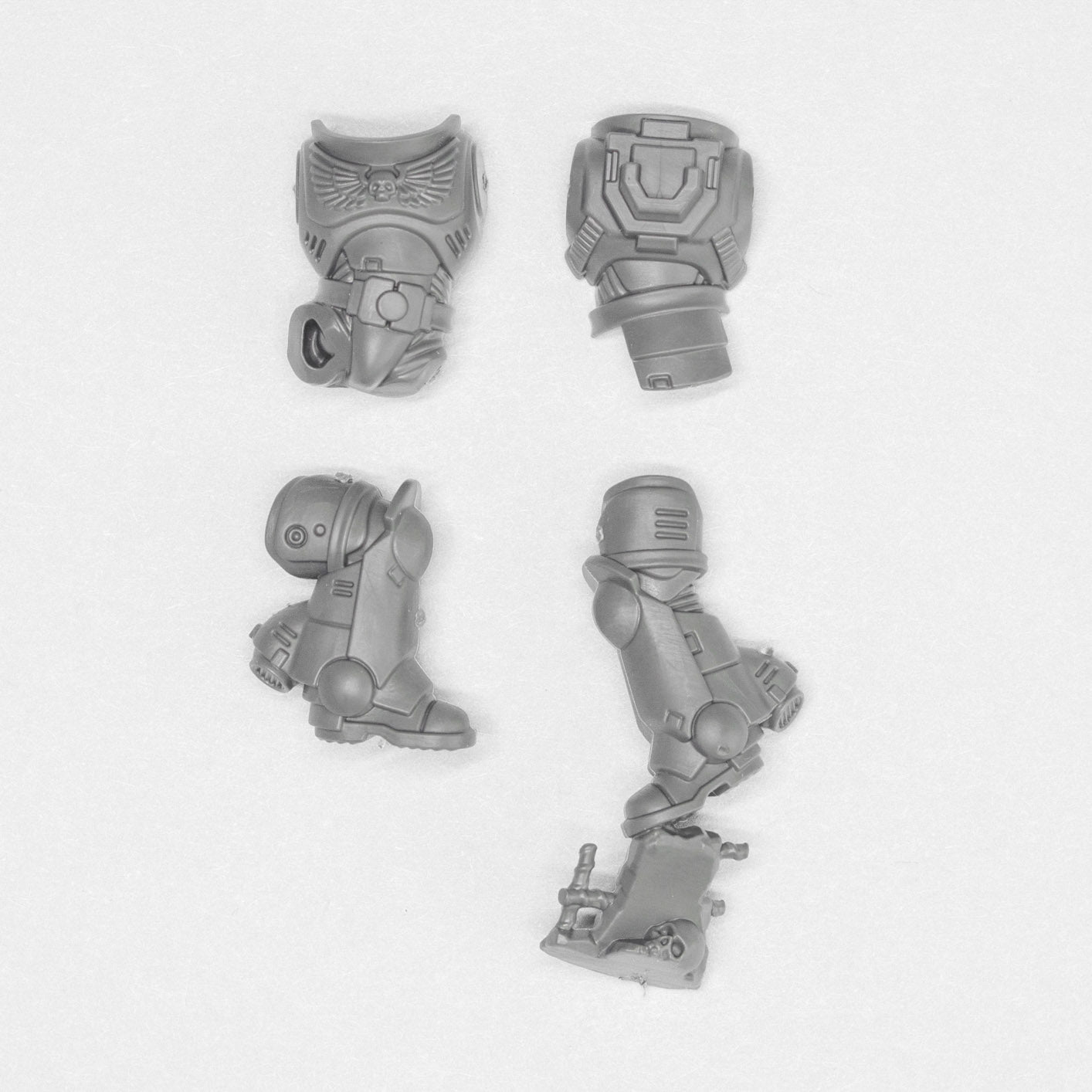 Space Marines Jump Pack Intercessors Legs and Torso A - Space Marines - Conversion Part