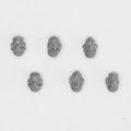 Space Marines Jump Pack Intercessors Heads x 6 - Space Marines - Authentic Sprue