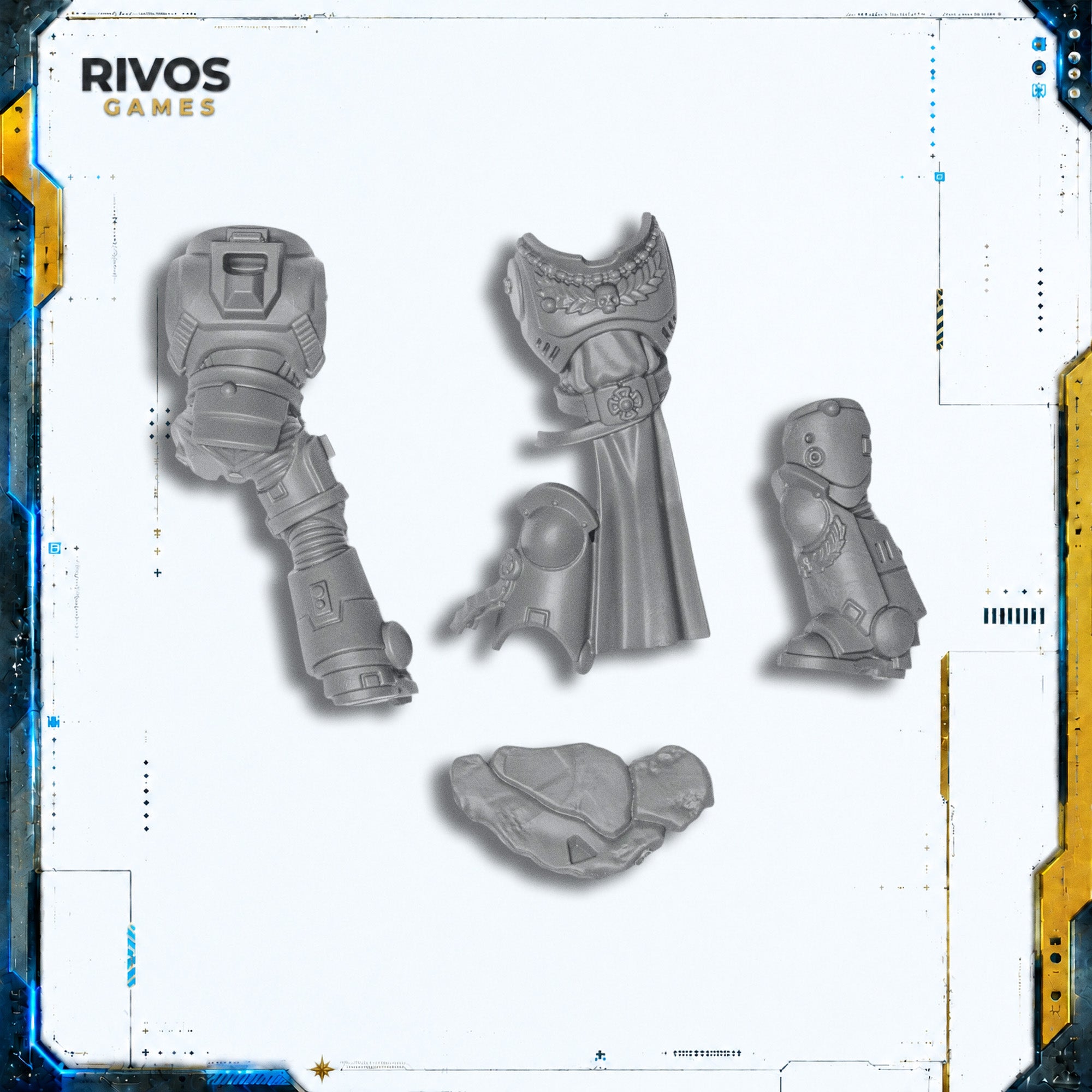 Warhammer 40K Space Marines Company Heroes Veteran Legs and Torso A - Bits (Bitz)