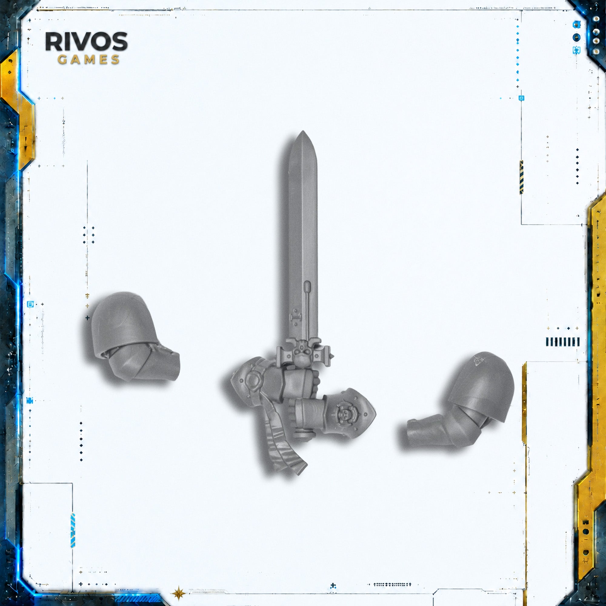 Warhammer 40K Space Marines Company Heroes Power Sword B - Bits (Bitz)