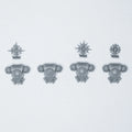 Warhammer 40K Space Marines Company Heroes Backpacks x 4 Bits Bitz