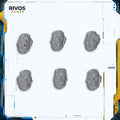 Warhammer 40K Space Marines Company Heroes Heads x 6 - Bits (Bitz)