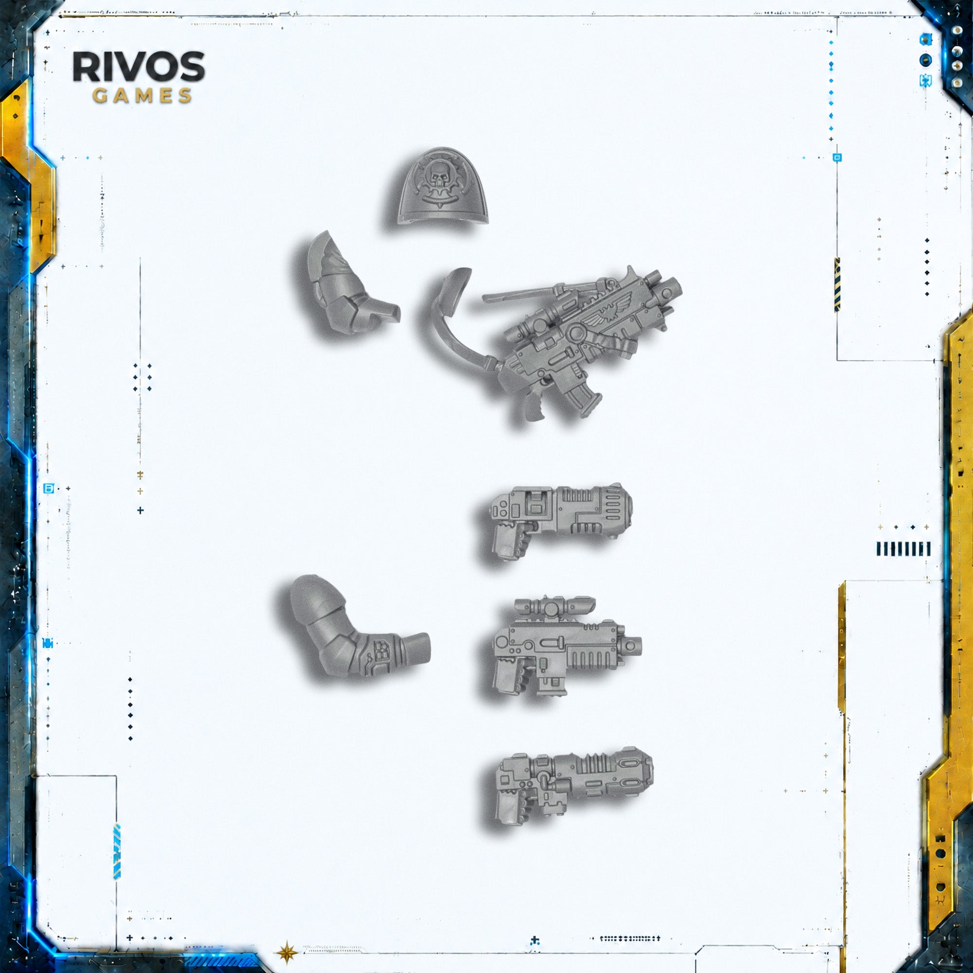 Warhammer 40K Space Marines Company Heroes Captain Weapons - Bits (Bitz)