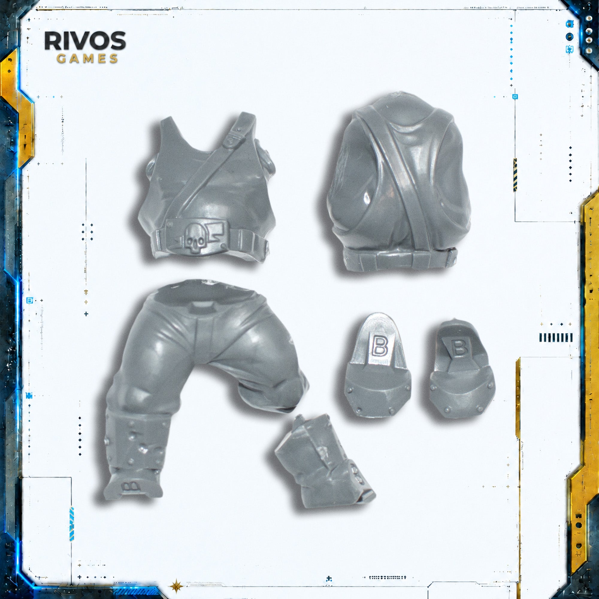 Warhammer 40K Astra Militarum Bullgryns Legs and Torso B - Bits (Bitz)
