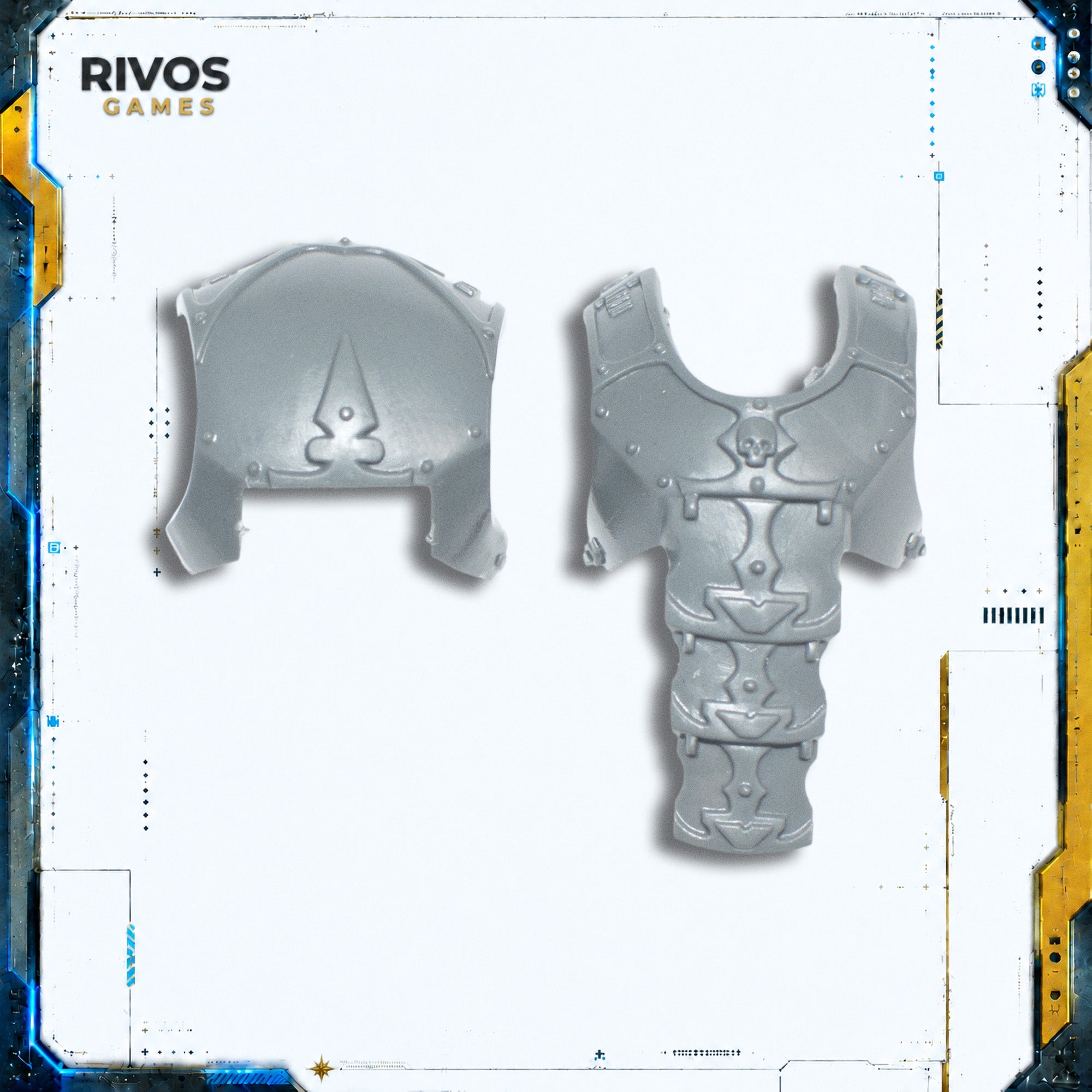 Warhammer 40K Astra Militarum Bullgryns Armour N - Bits (Bitz)