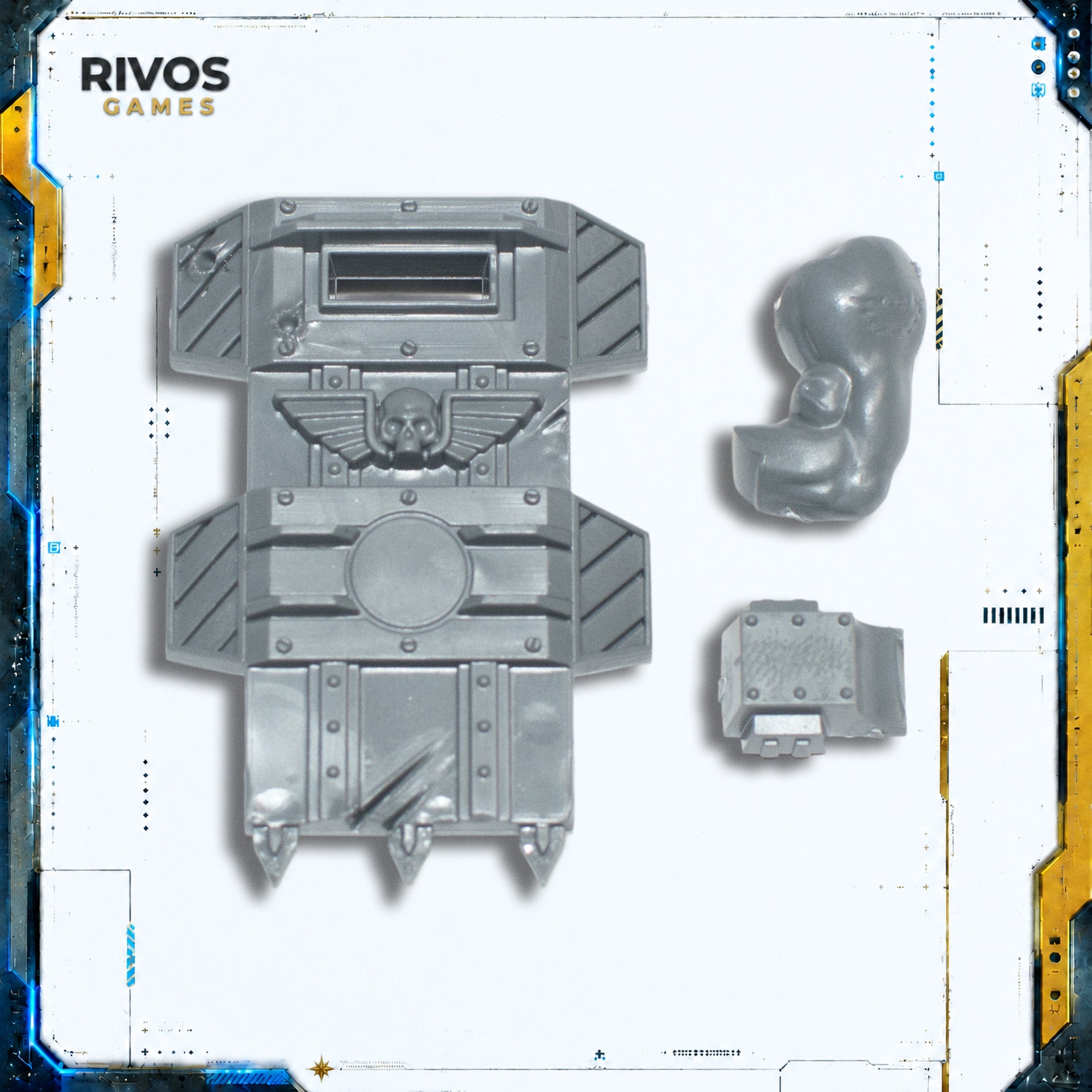 Warhammer 40K Astra Militarum Bullgryns Slabshield A - Bits (Bitz)
