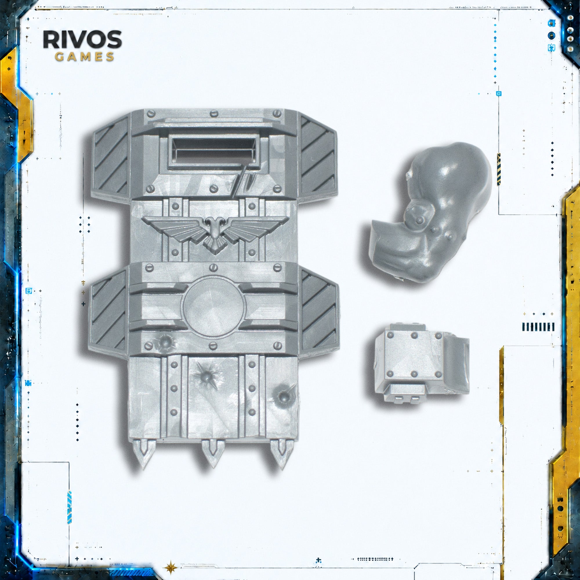 Warhammer 40K Astra Militarum Bullgryns Slabshield B - Bits (Bitz)