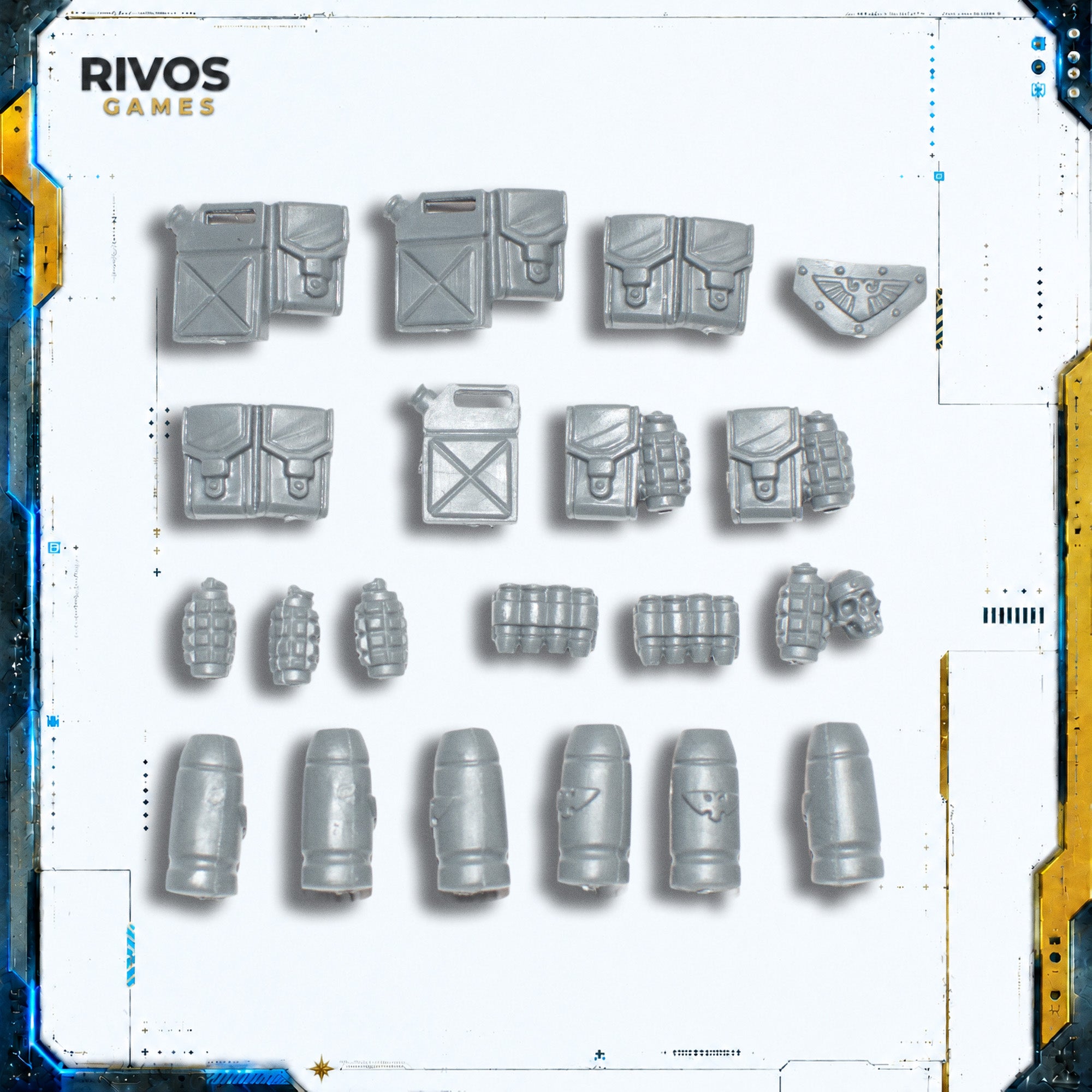 Warhammer 40K Astra Militarum Bullgryns Accessories - Bits (Bitz)