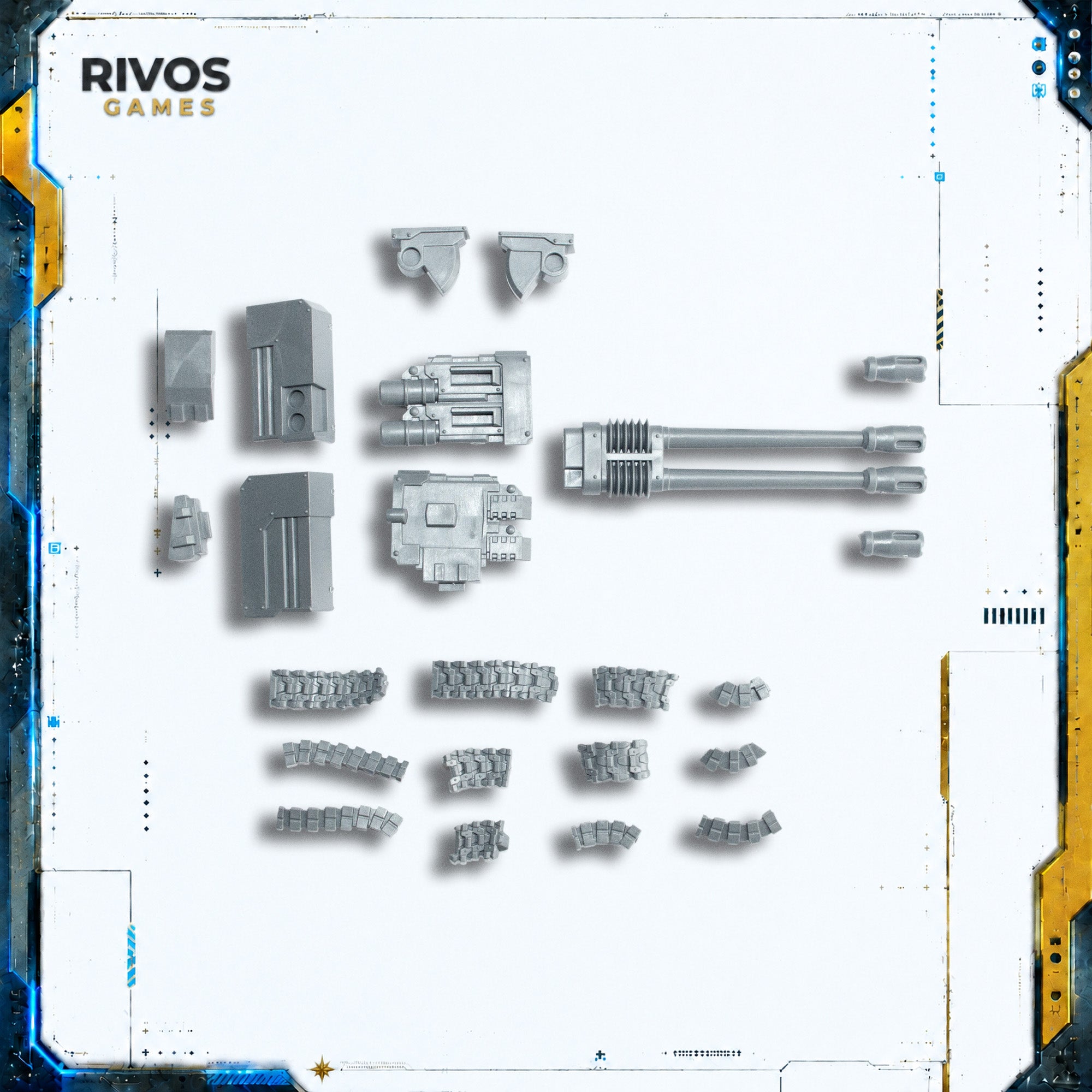 Horus Heresy Space Marines Deredeo Dreadnought Anvilus Autocannon Right - Bits (Bitz)