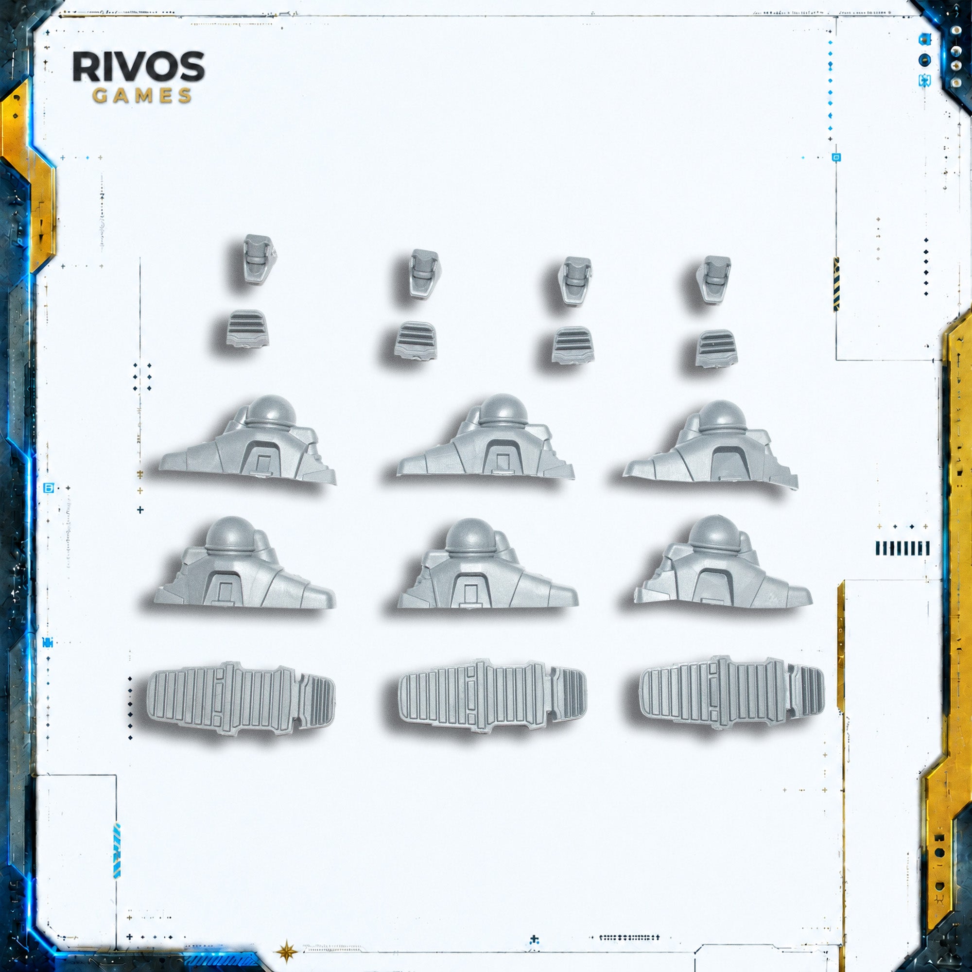 Horus Heresy Space Marines Deredeo Dreadnought Feet - Bits (Bitz)