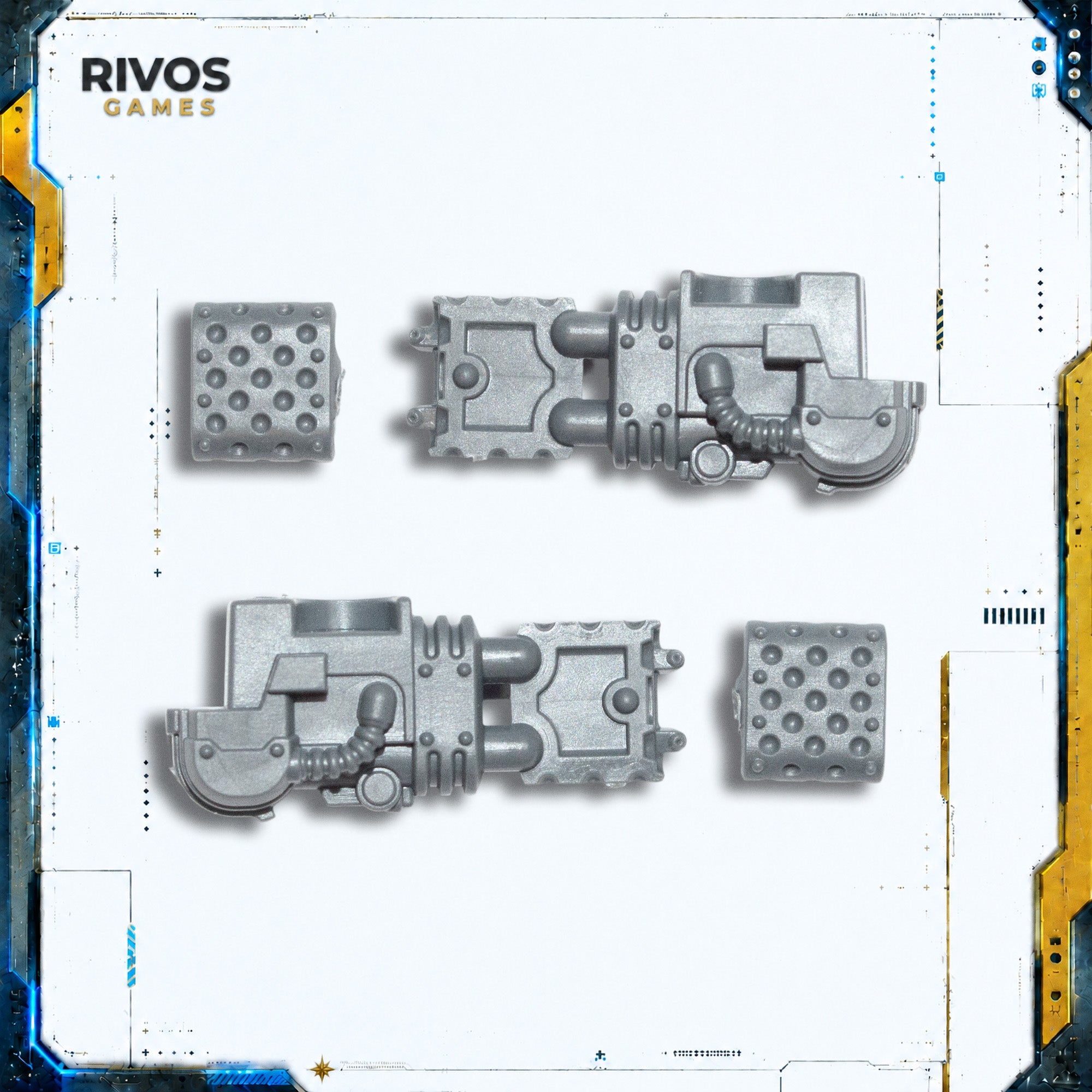 Horus Heresy Space Marines Deredeo Dreadnought Heavy Flamers - Bits (Bitz)