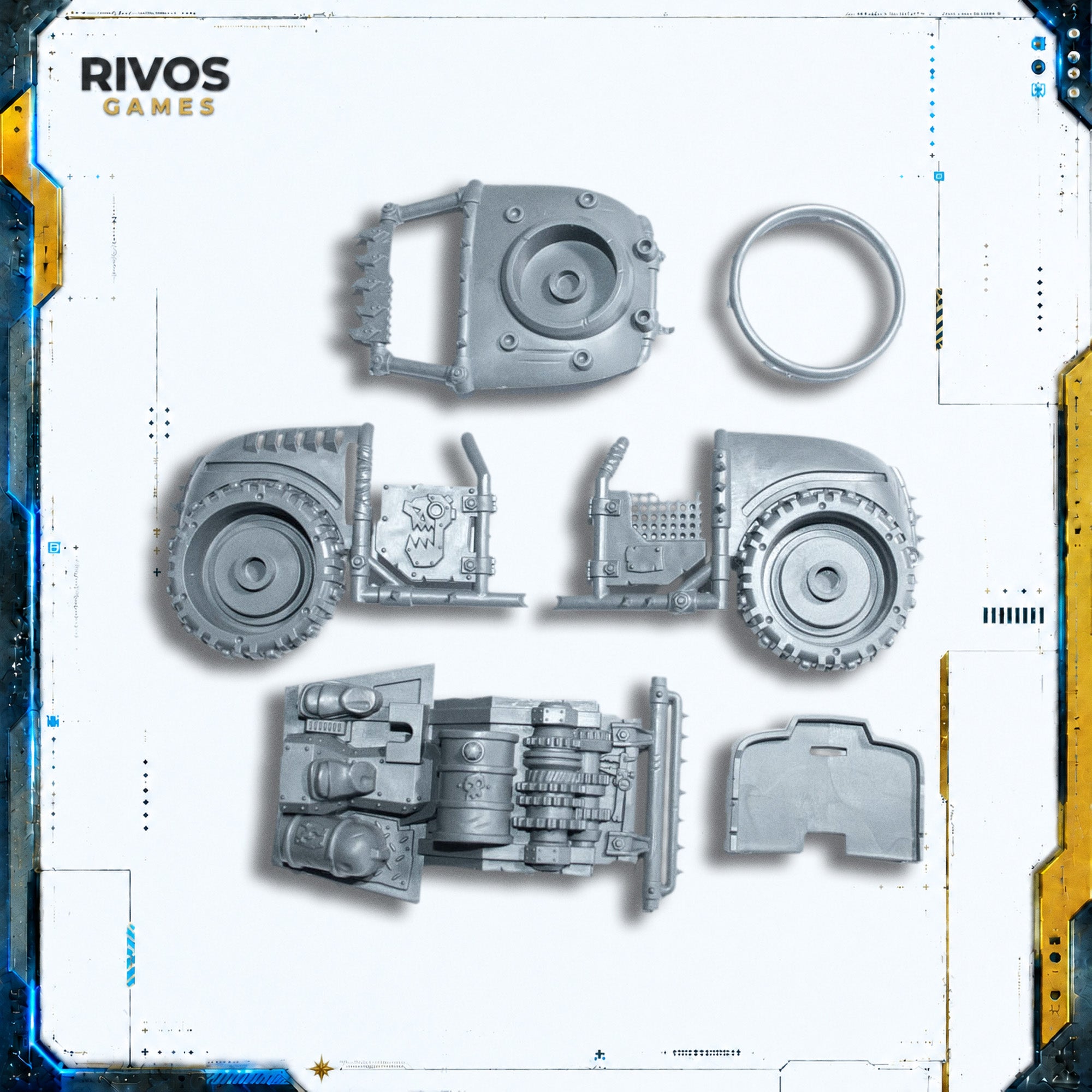 Warhammer 40K Orks Ork Kustom Boosta Blasta Vehicle Body - Bits (Bitz)