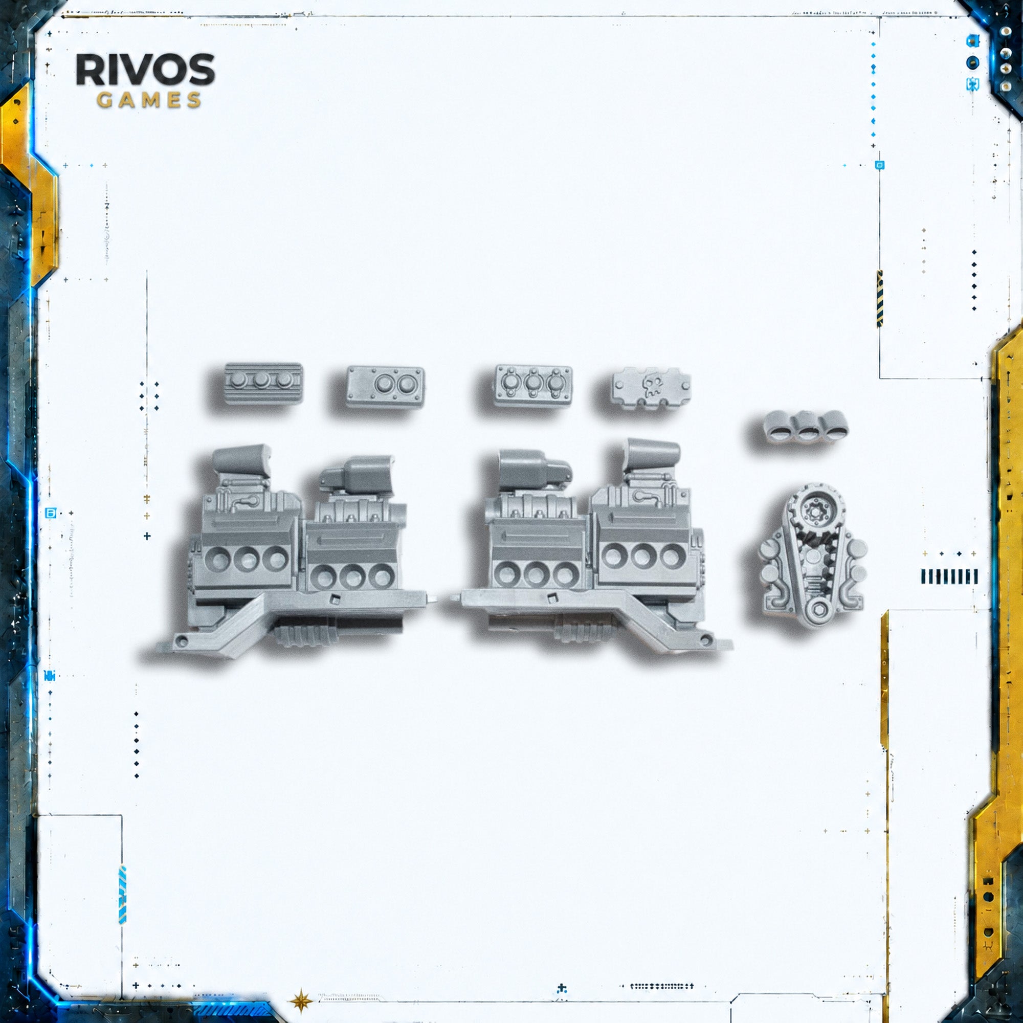 Warhammer 40K Orks Ork Kustom Boosta Blasta Engine - Bits (Bitz)