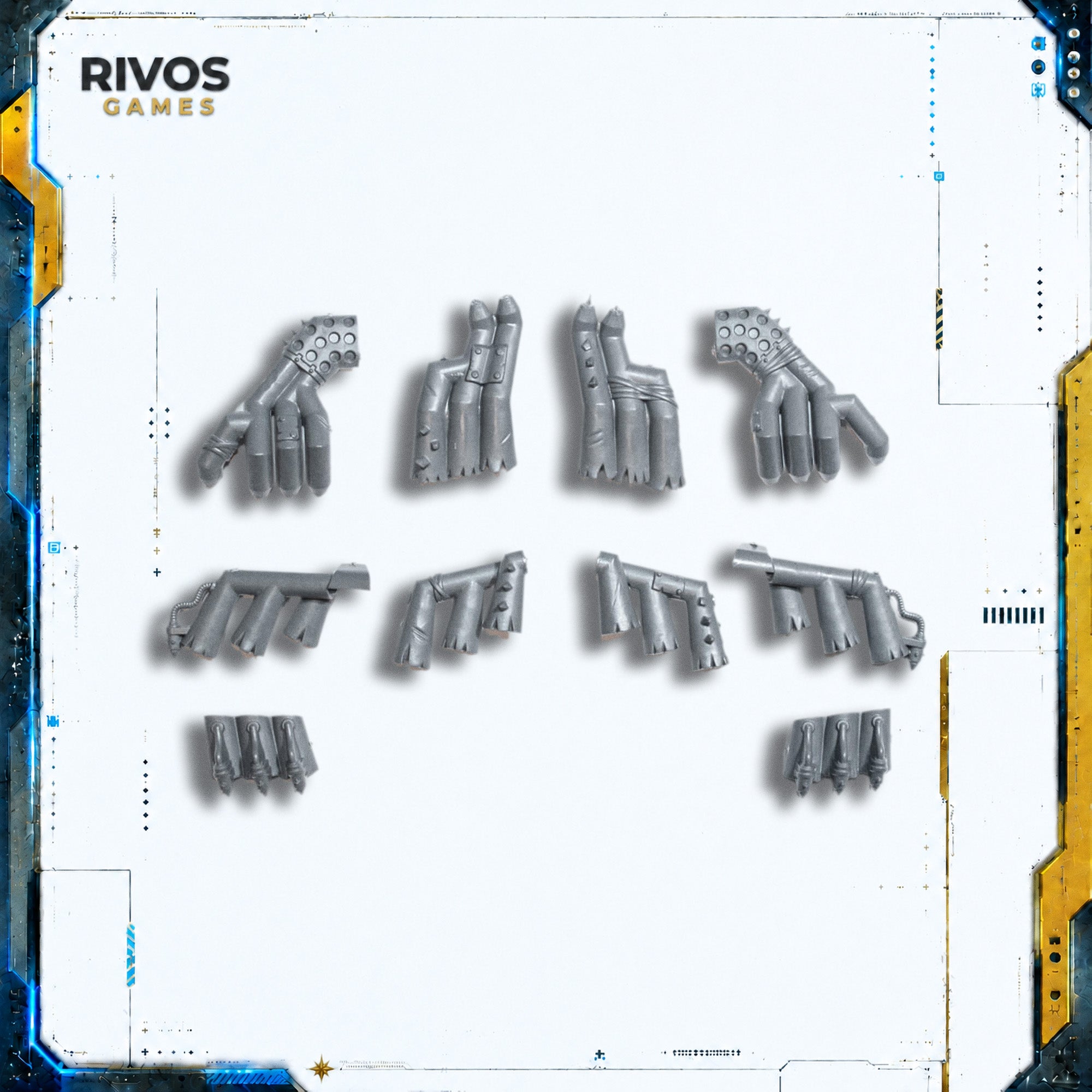 Warhammer 40K Orks Ork Kustom Boosta Blasta Exhausts - Bits (Bitz)