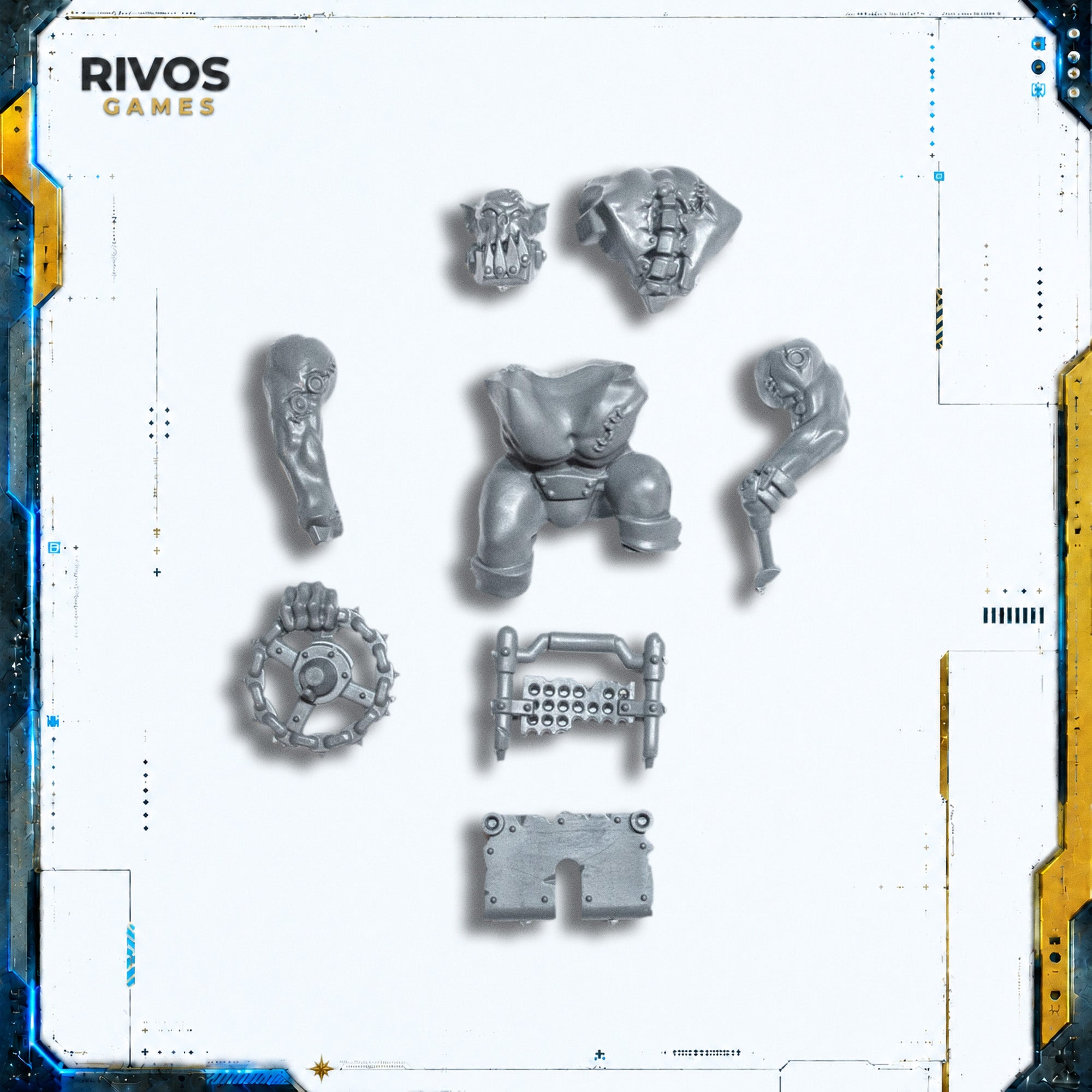 Warhammer 40K Orks Ork Kustom Boosta Blasta Driver - Bits (Bitz)