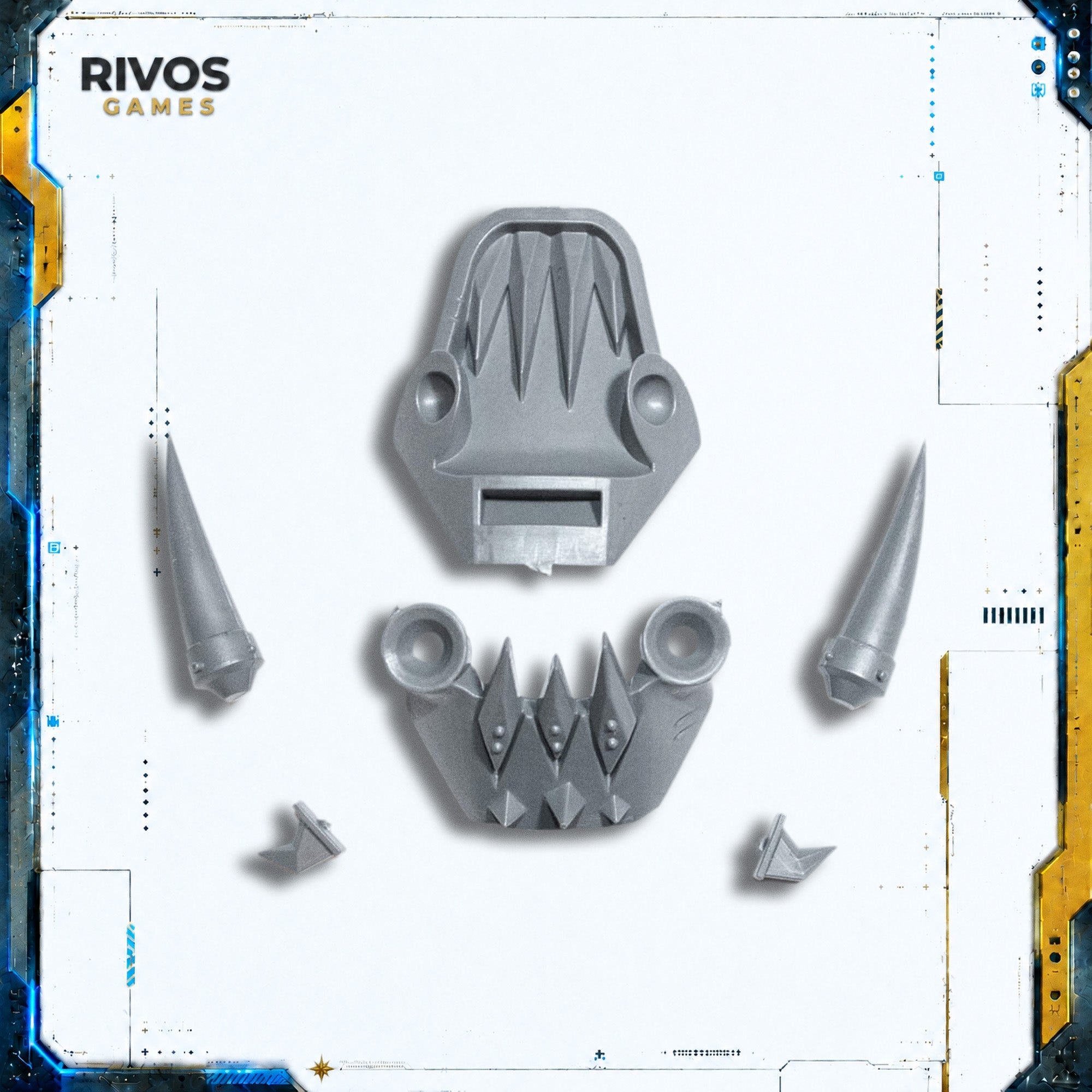 Warhammer 40K Orks Ork Kustom Boosta Blasta Radiator Grille - Bits (Bitz)