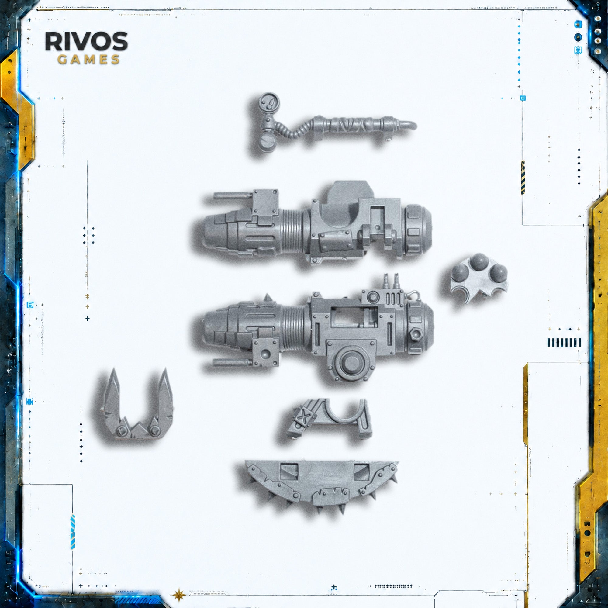 Warhammer 40K Orks Ork Kustom Boosta Blasta Rivet Kannon - Bits (Bitz)