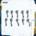 Warhammer 40K Death Korps of Krieg Heads x 10 - Bits (Bitz)
