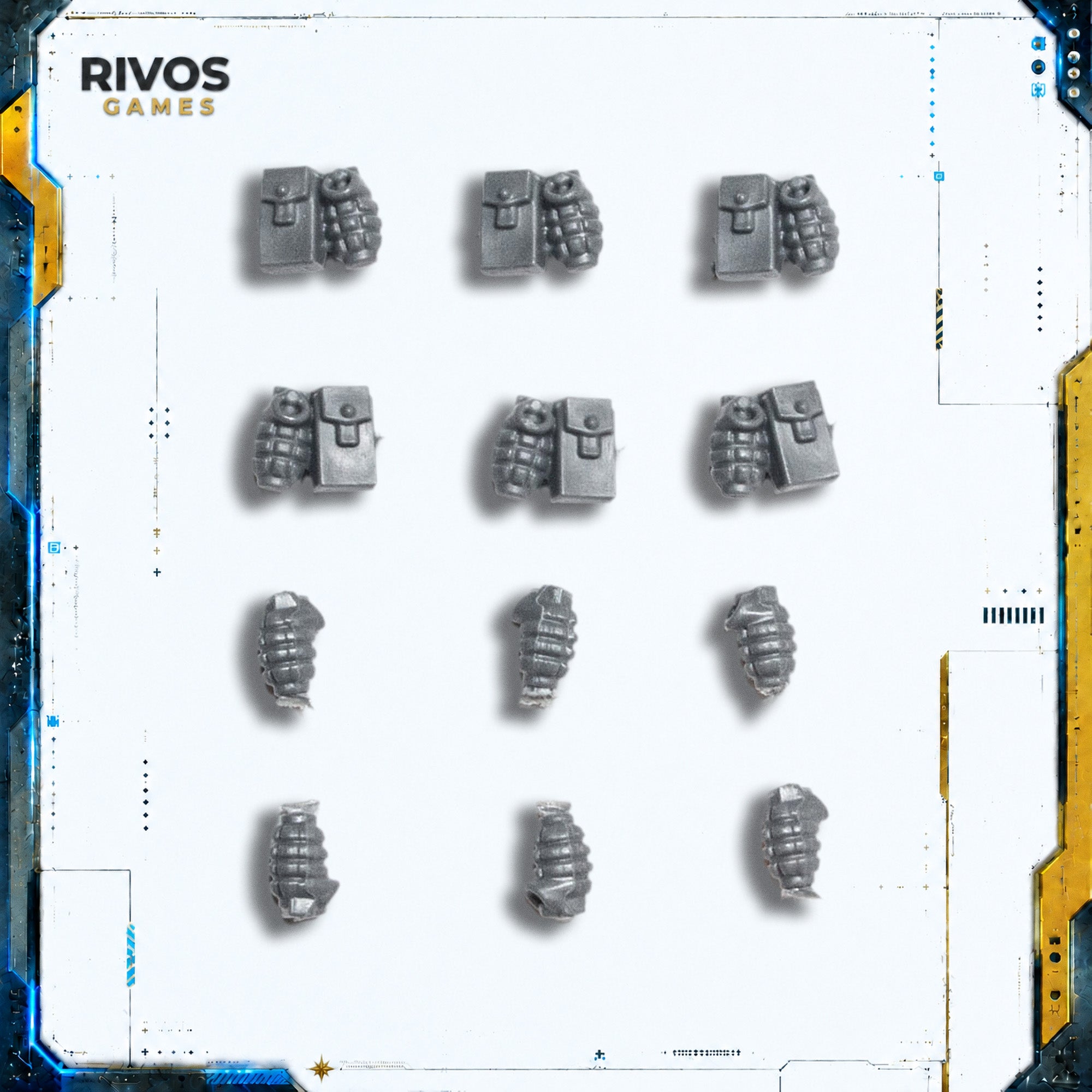 Warhammer 40K Death Korps of Krieg Grenades - Bits (Bitz)