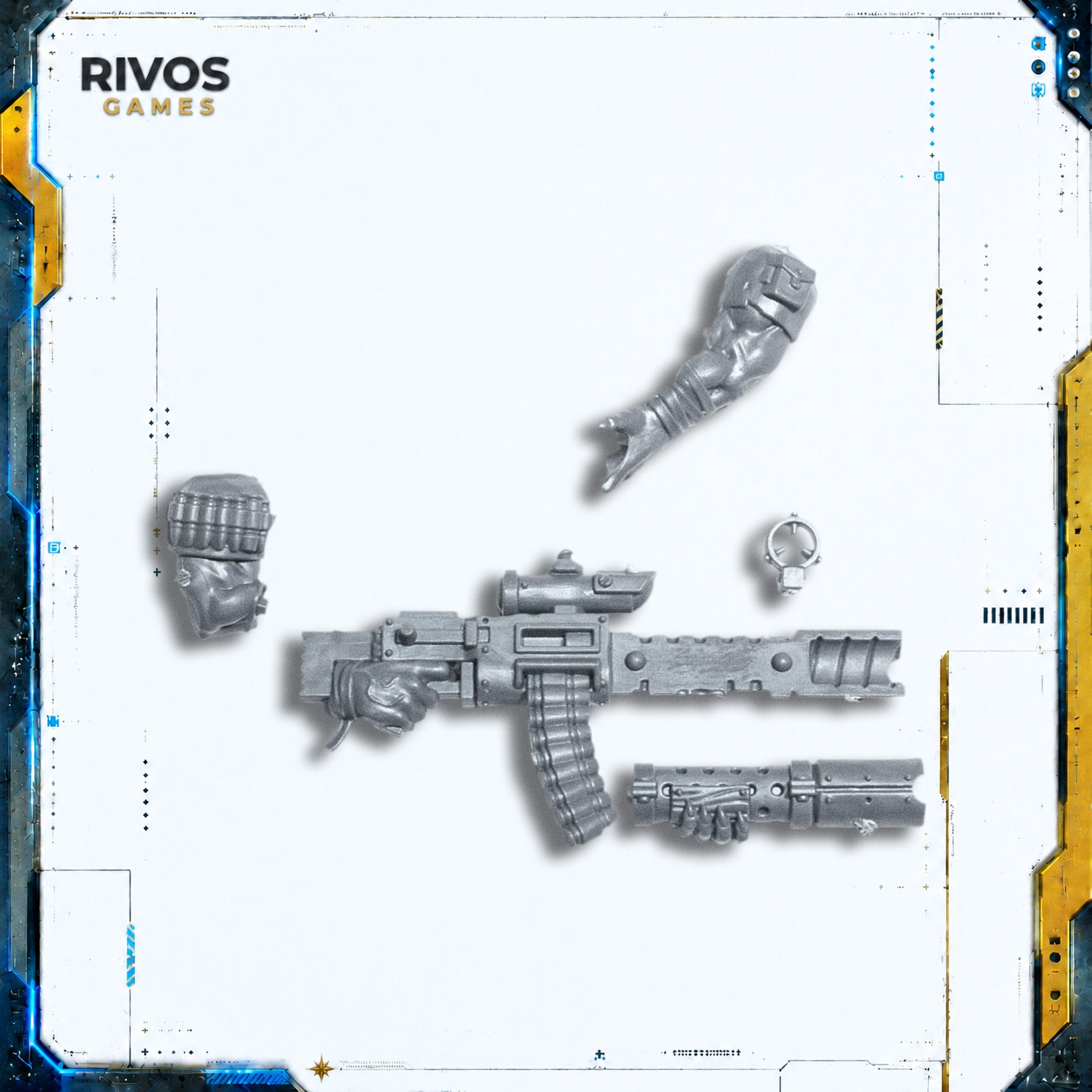 Warhammer 40K Orks Ork Kommandos Scoped Big Shoota - Bits (Bitz)