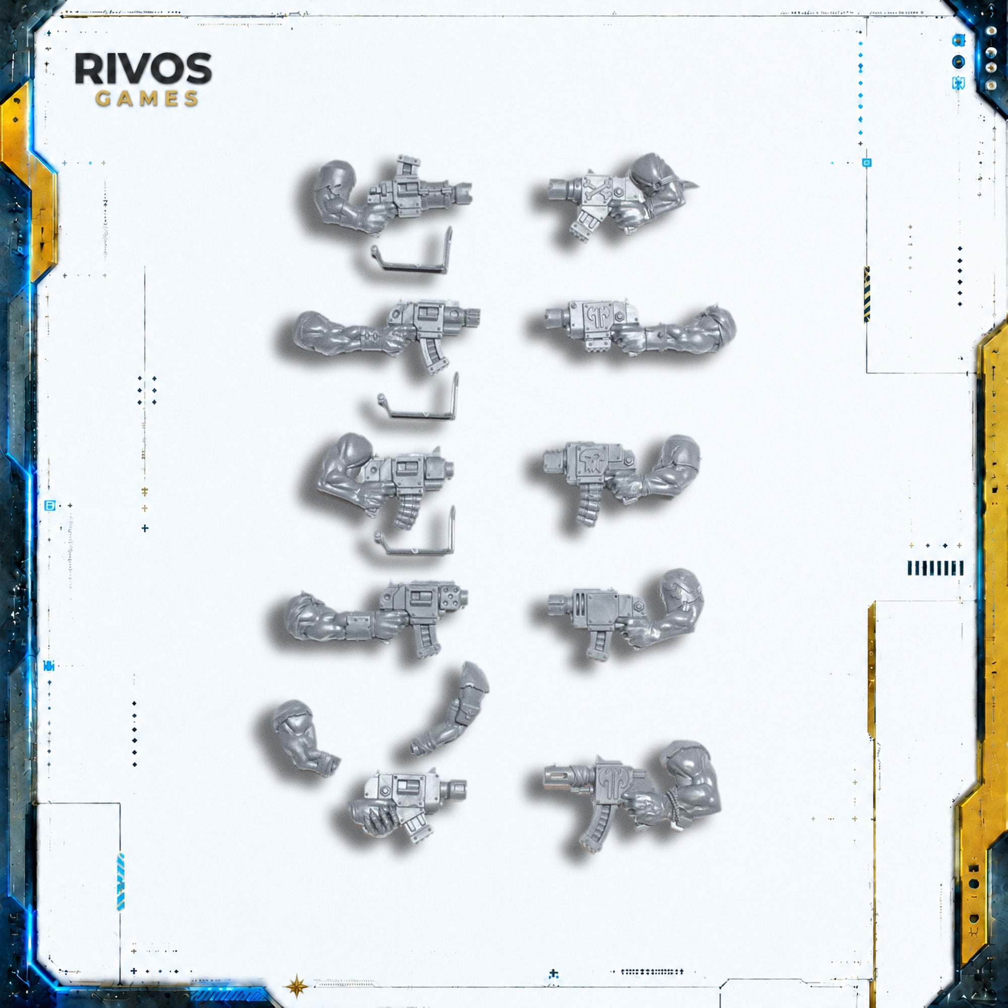 Warhammer 40K Orks Ork Kommandos Slugga x 10 - Bits (Bitz)