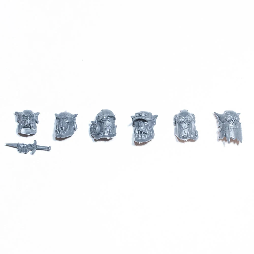 Warhammer 40K Orks Ork Kommandos Heads x 6 A Bits Bitz