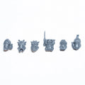 Warhammer 40K Orks Ork Kommandos Heads x 6 B Bits Bitz