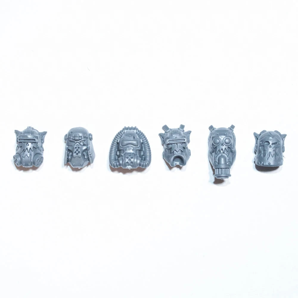 Warhammer 40K Orks Ork Kommandos Heads x 6 C Bits Bitz