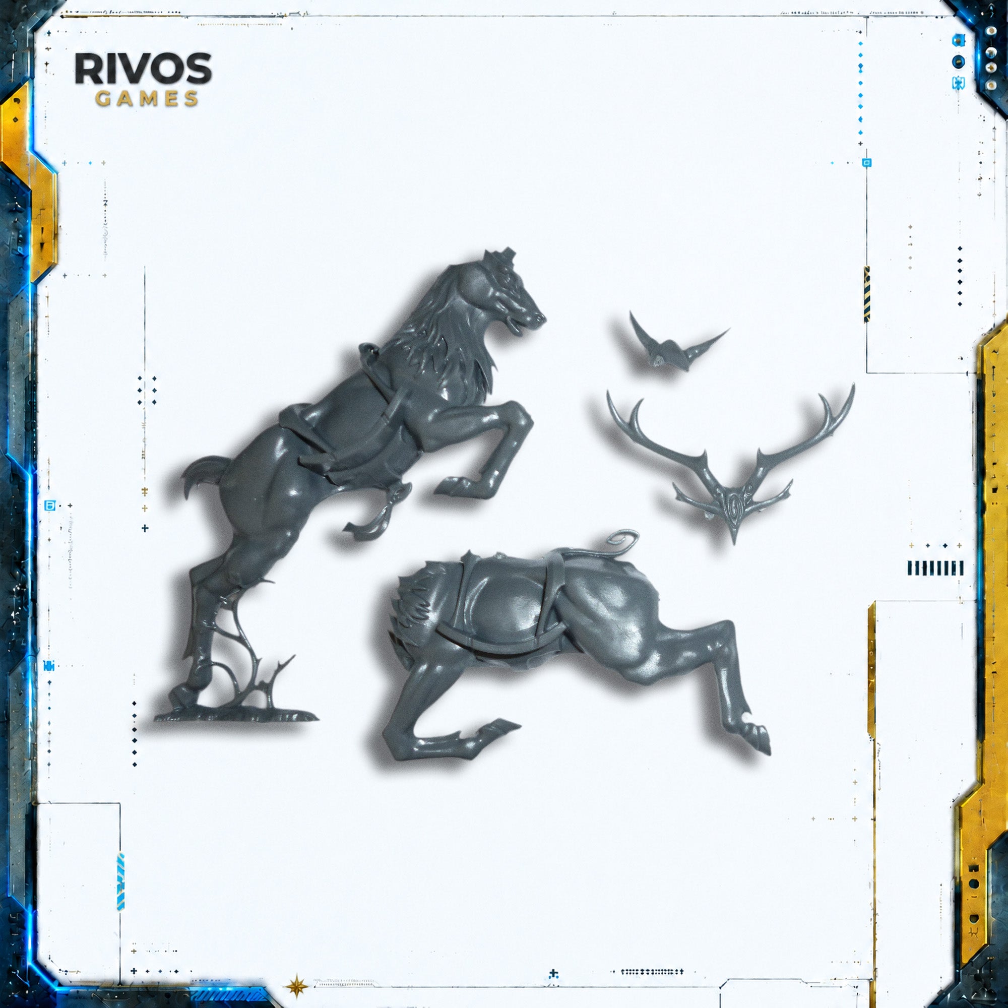 Warhammer Wood Elf Realms Wild Riders Fey Steed A - Bits (Bitz)