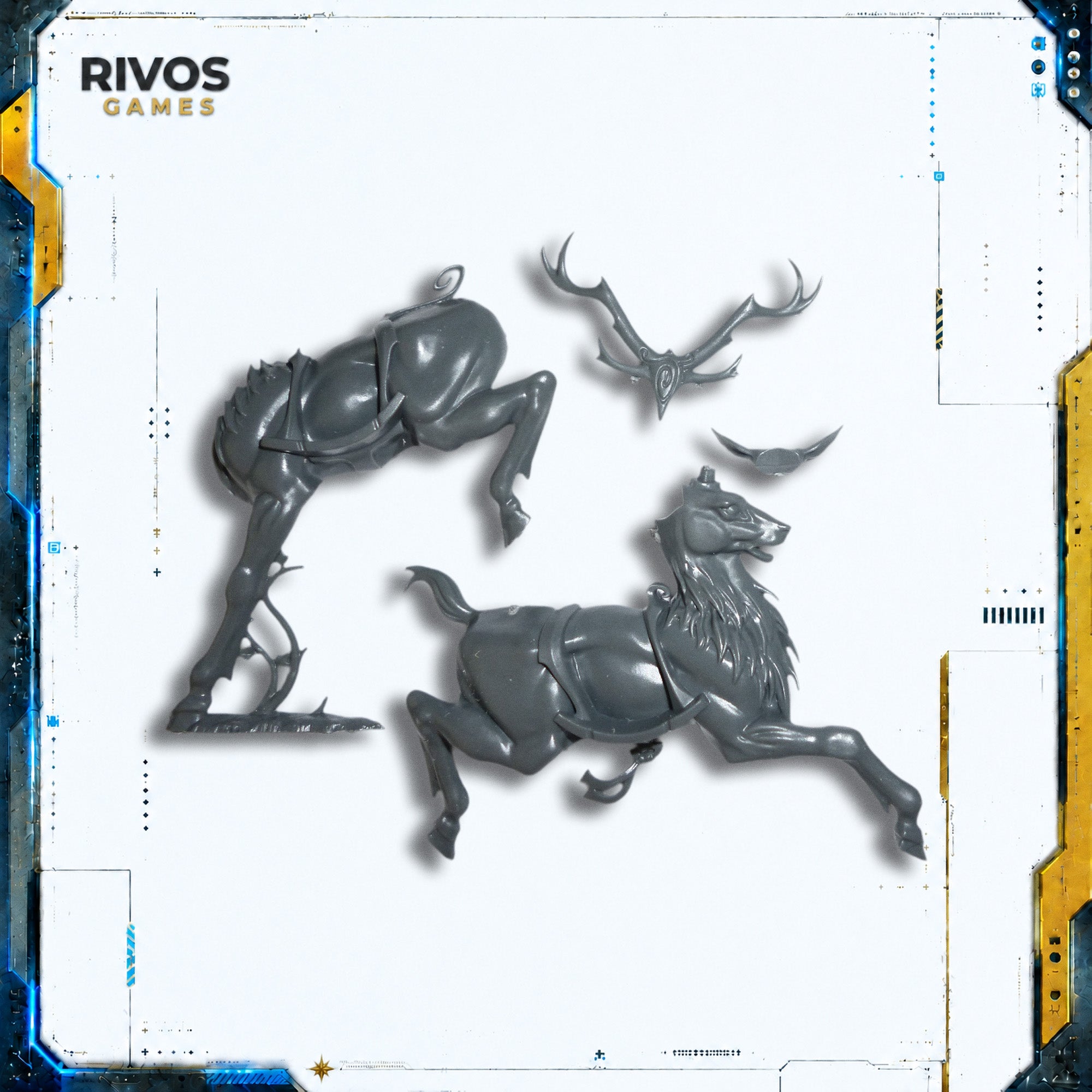 Warhammer Wood Elf Realms Wild Riders Fey Steed B - Bits (Bitz)