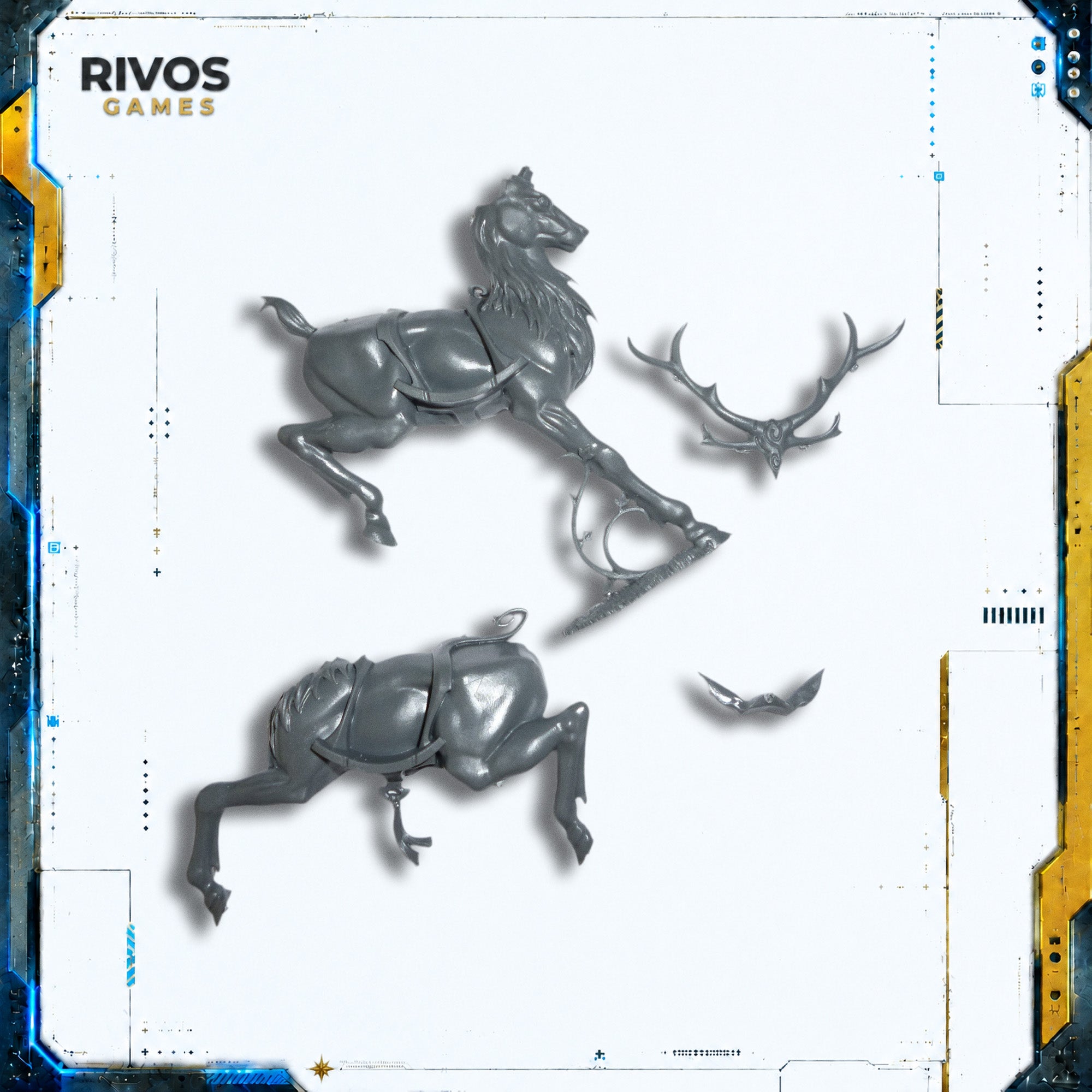 Warhammer Wood Elf Realms Wild Riders Fey Steed D - Bits (Bitz)