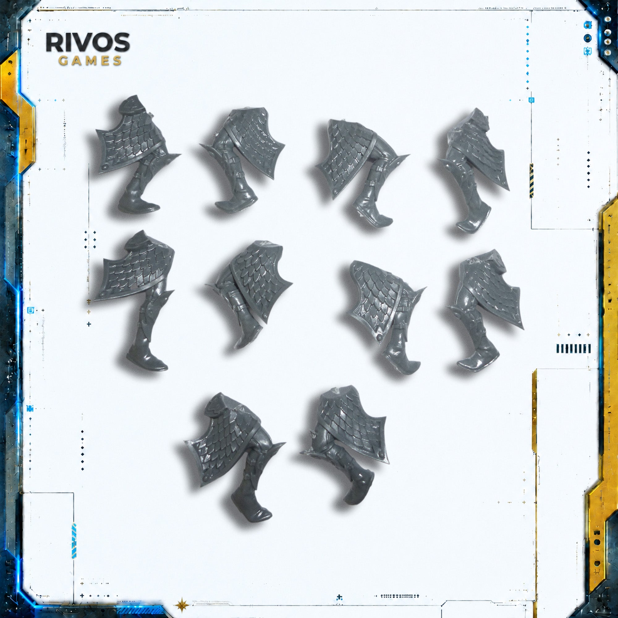 Warhammer Wood Elf Realms Wild Riders Legs x 5 - Bits (Bitz)