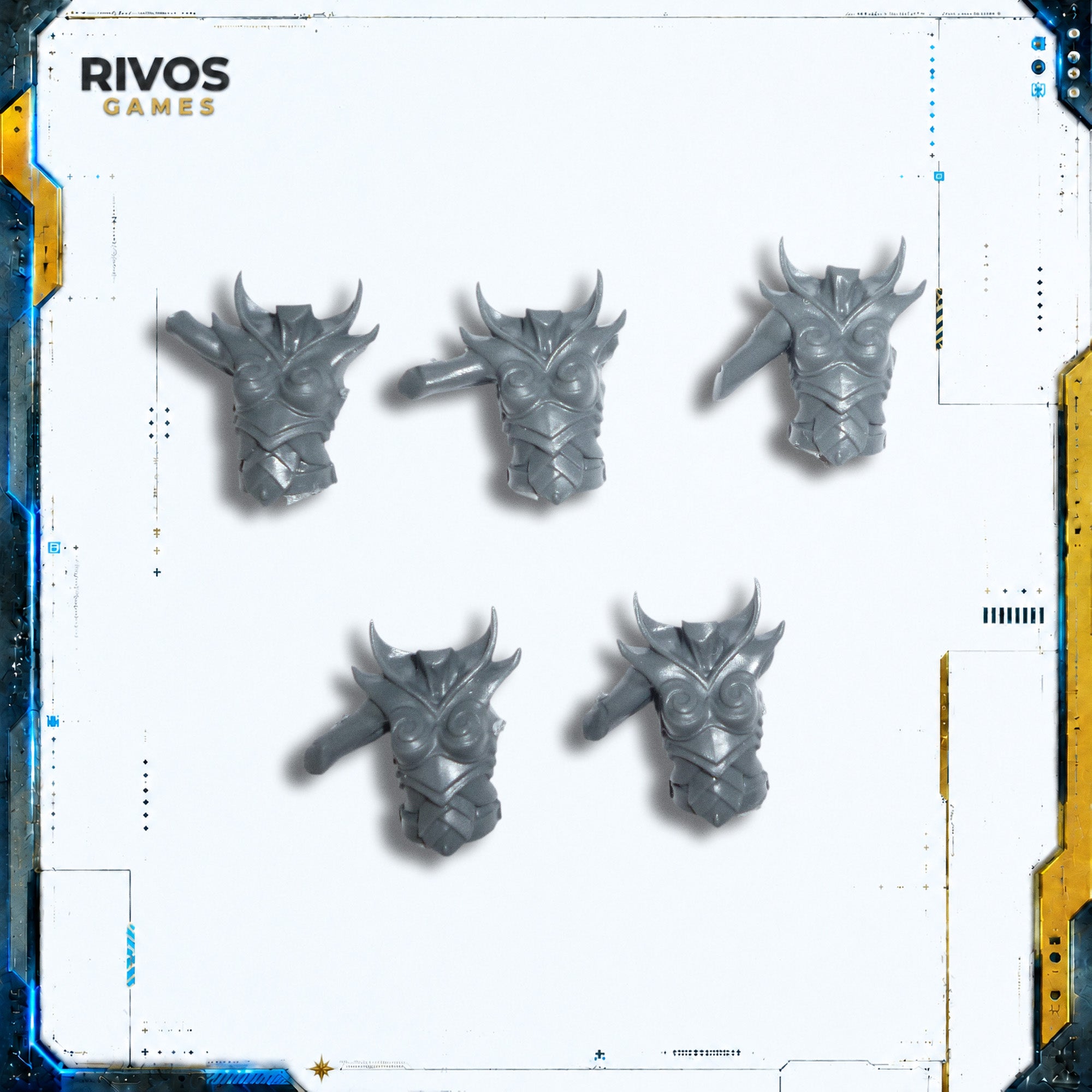Warhammer Wood Elf Realms Wild Riders Torso x 5 A - Bits (Bitz)