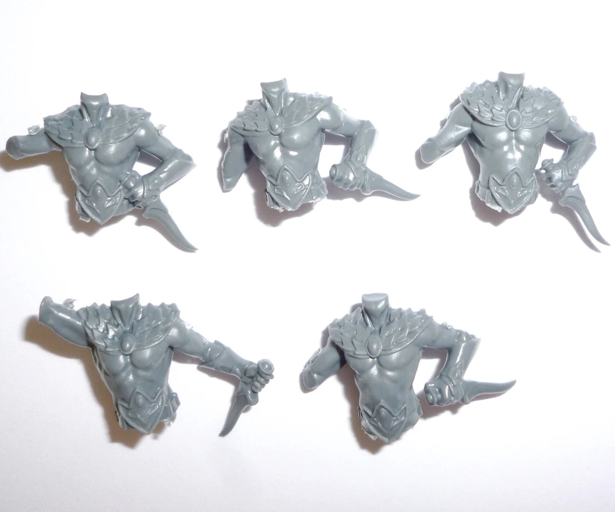 Warhammer Wood Elf Realms Wild Riders Torso x 5 B Bits Bitz