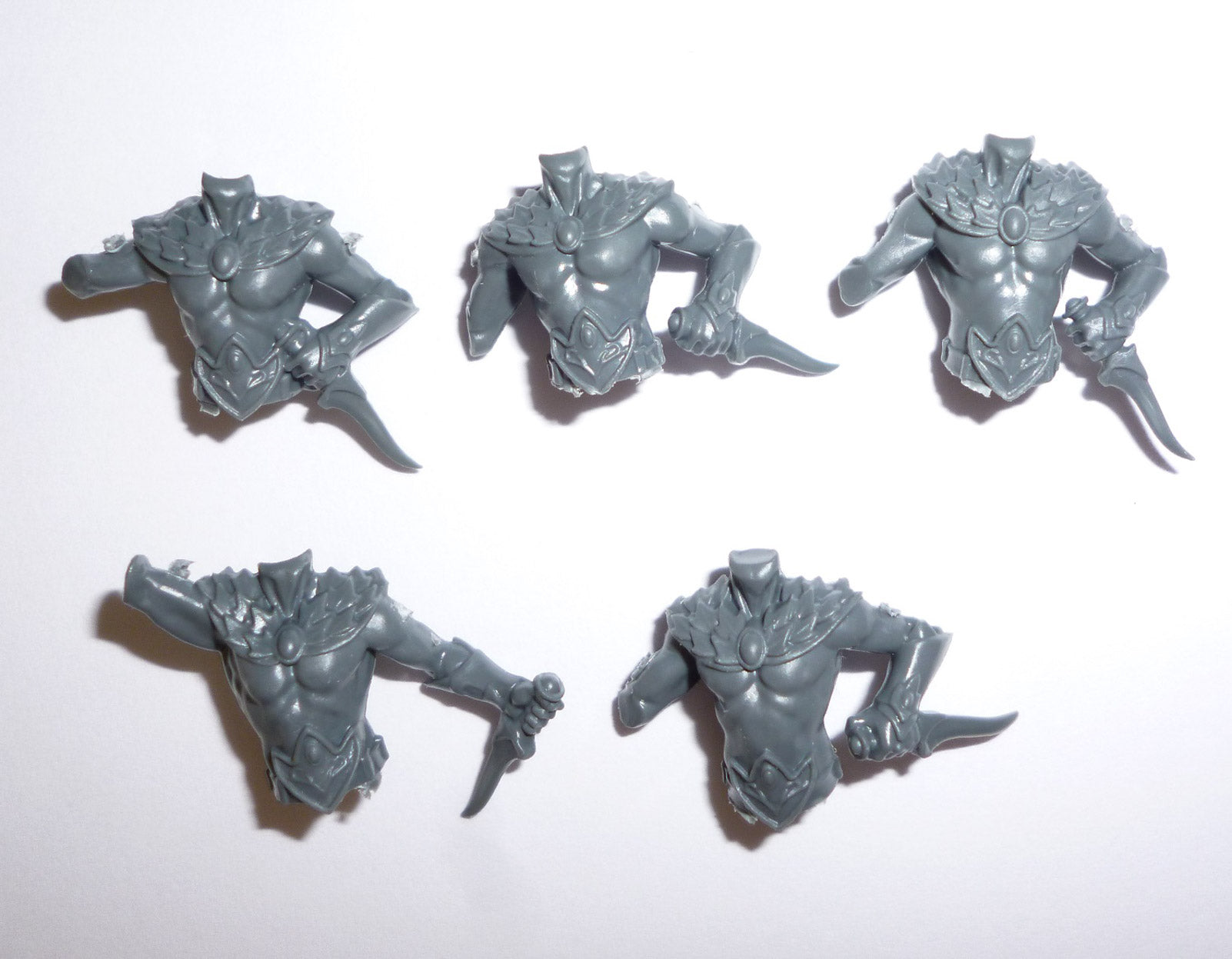 Wood Elf Realms Wild Riders Torso x 5 B - Warhammer - Kitbash Bit